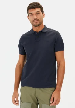 Halbarm Poloshirt aus reiner Baumwolle
