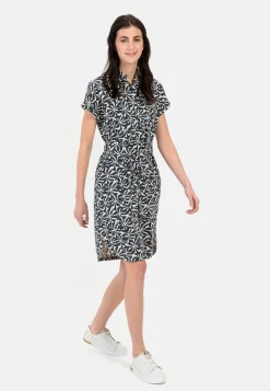 Hemdblusenkleid im Allover-Print