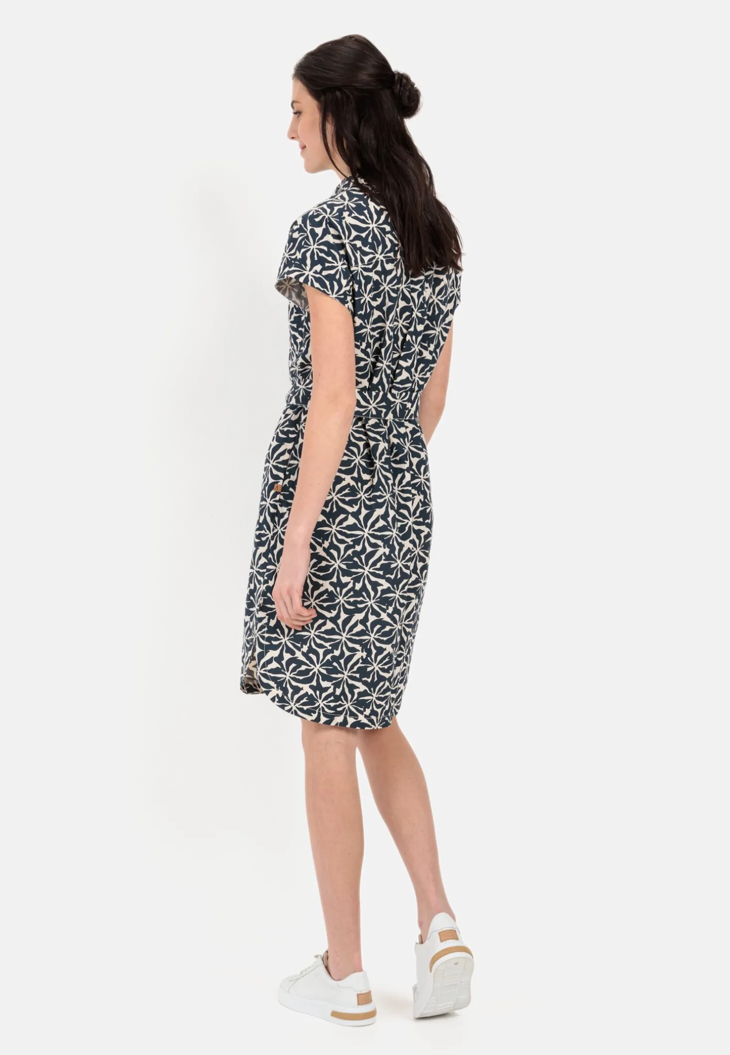 Hemdblusenkleid im Allover-Print
