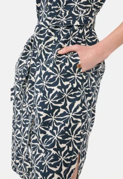 Hemdblusenkleid im Allover-Print