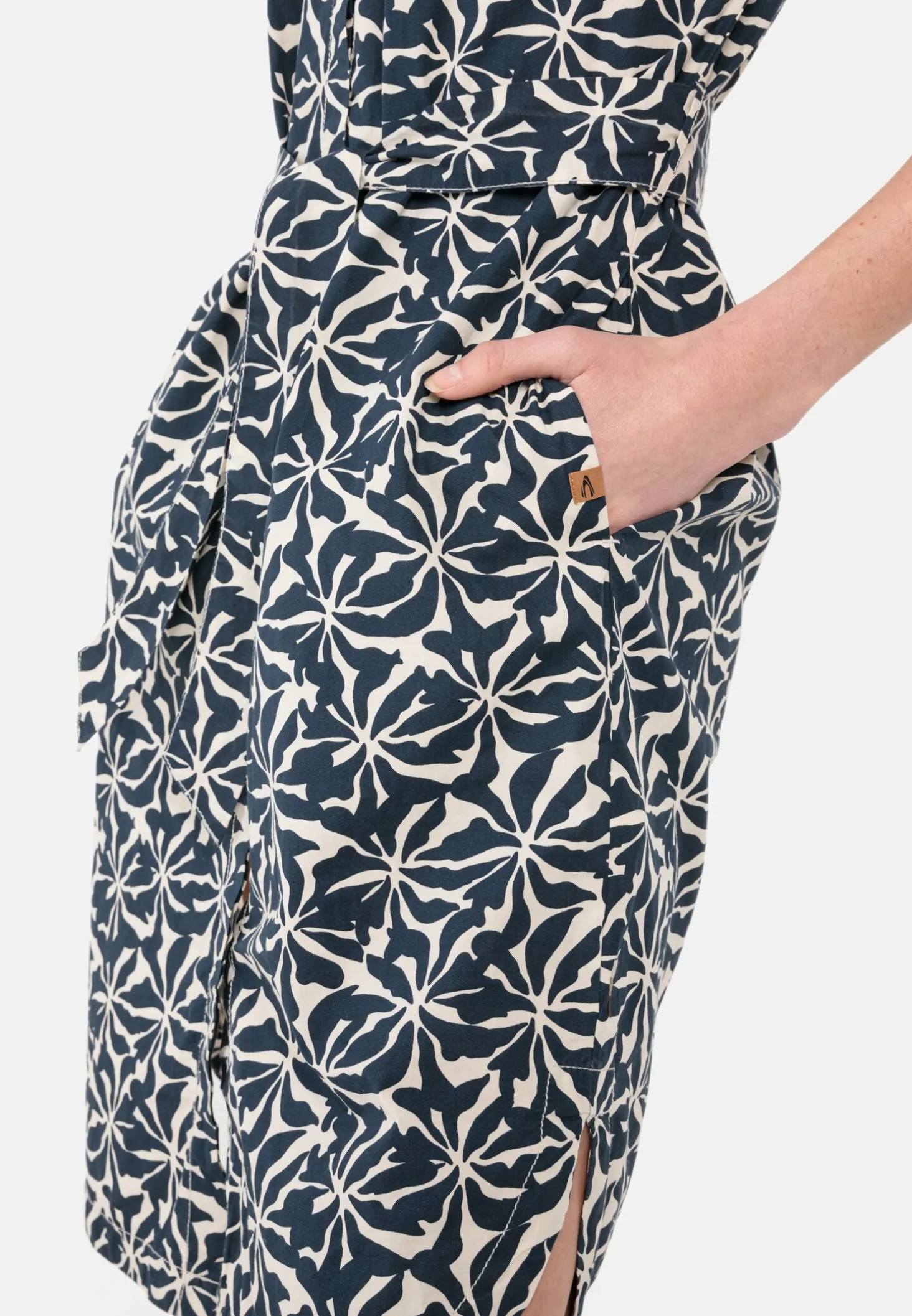 Hemdblusenkleid im Allover-Print