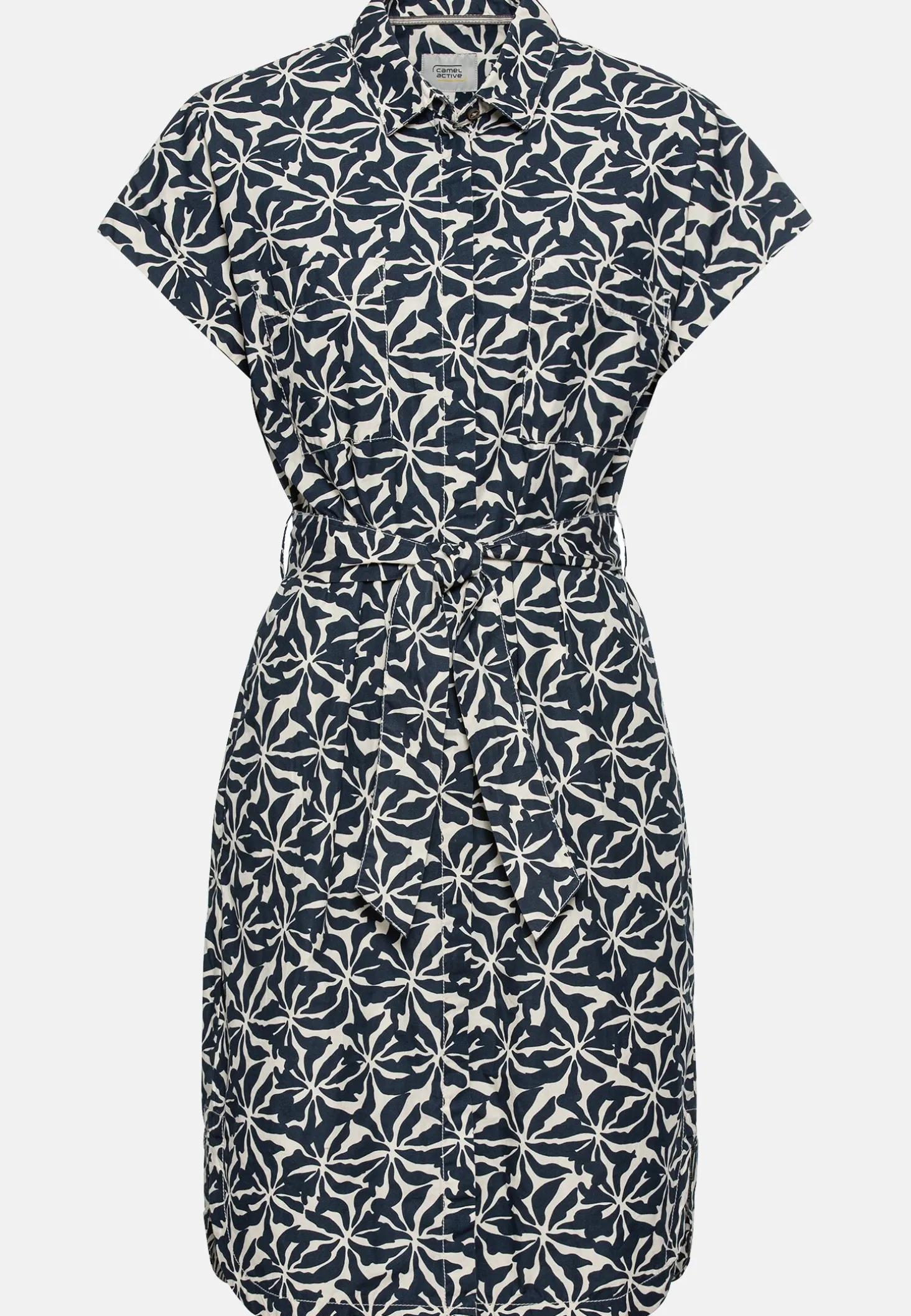 Hemdblusenkleid im Allover-Print