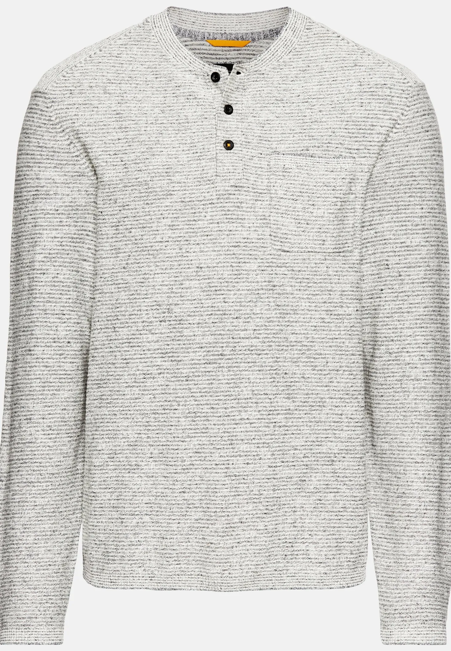 Henley Langarmshirt aus einem Baumwollmix