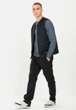 Henley Langarmshirt aus einem Baumwollmix