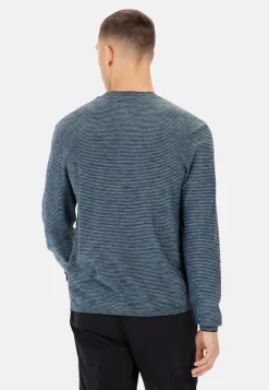 Henley Langarmshirt aus einem Baumwollmix