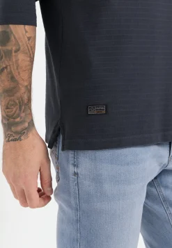 Henley Langarmshirt aus reiner Baumwolle