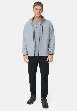 Henley Shirt aus reiner Baumwolle