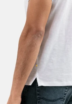 Henley Shirt mit kurzem Arm aus reiner Baumwolle