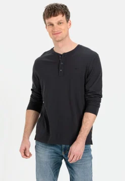 Henleyshirt aus nachhaltigem Organic Cotton