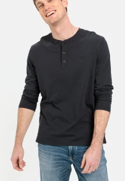 Henleyshirt aus nachhaltigem Organic Cotton