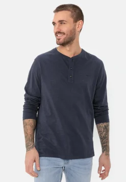 Henleyshirt aus nachhaltigem Organic Cotton