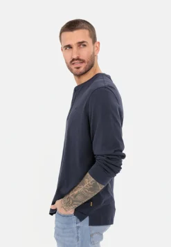 Henleyshirt aus nachhaltigem Organic Cotton
