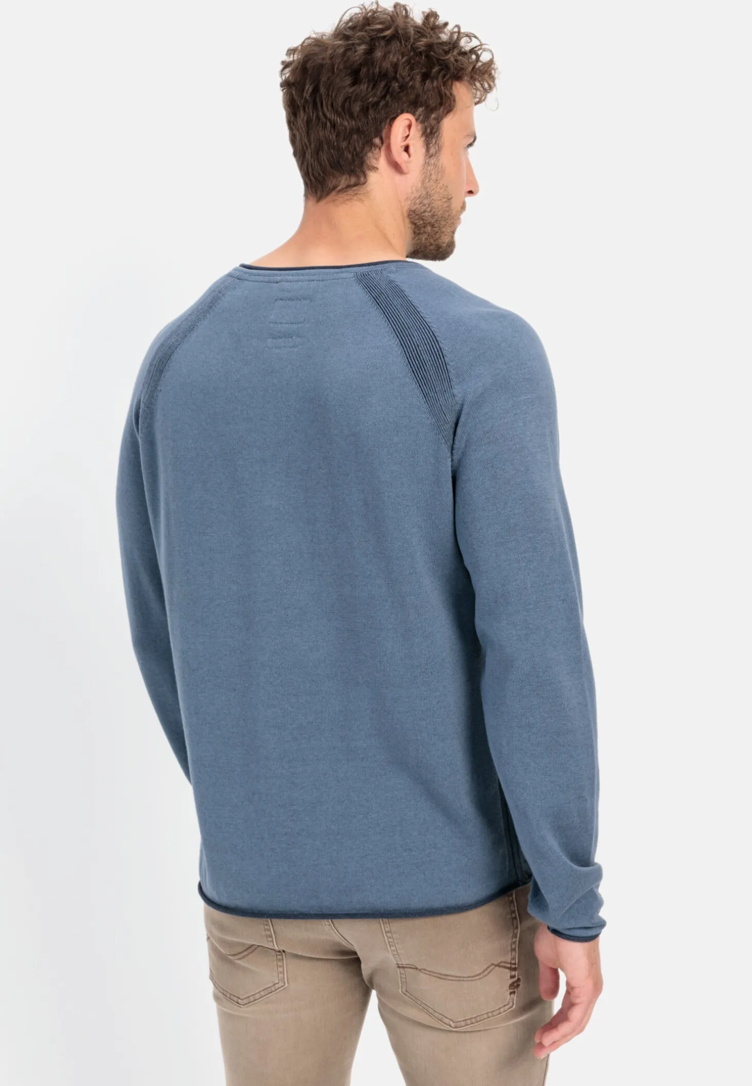 Henleyshirt aus zertifiziertem Organic Cotton