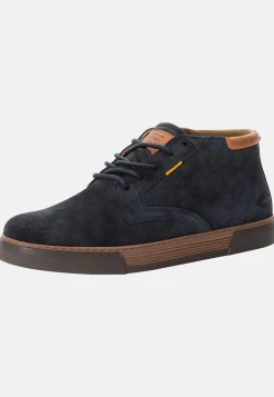Hoher Sneaker aus Veloursleder