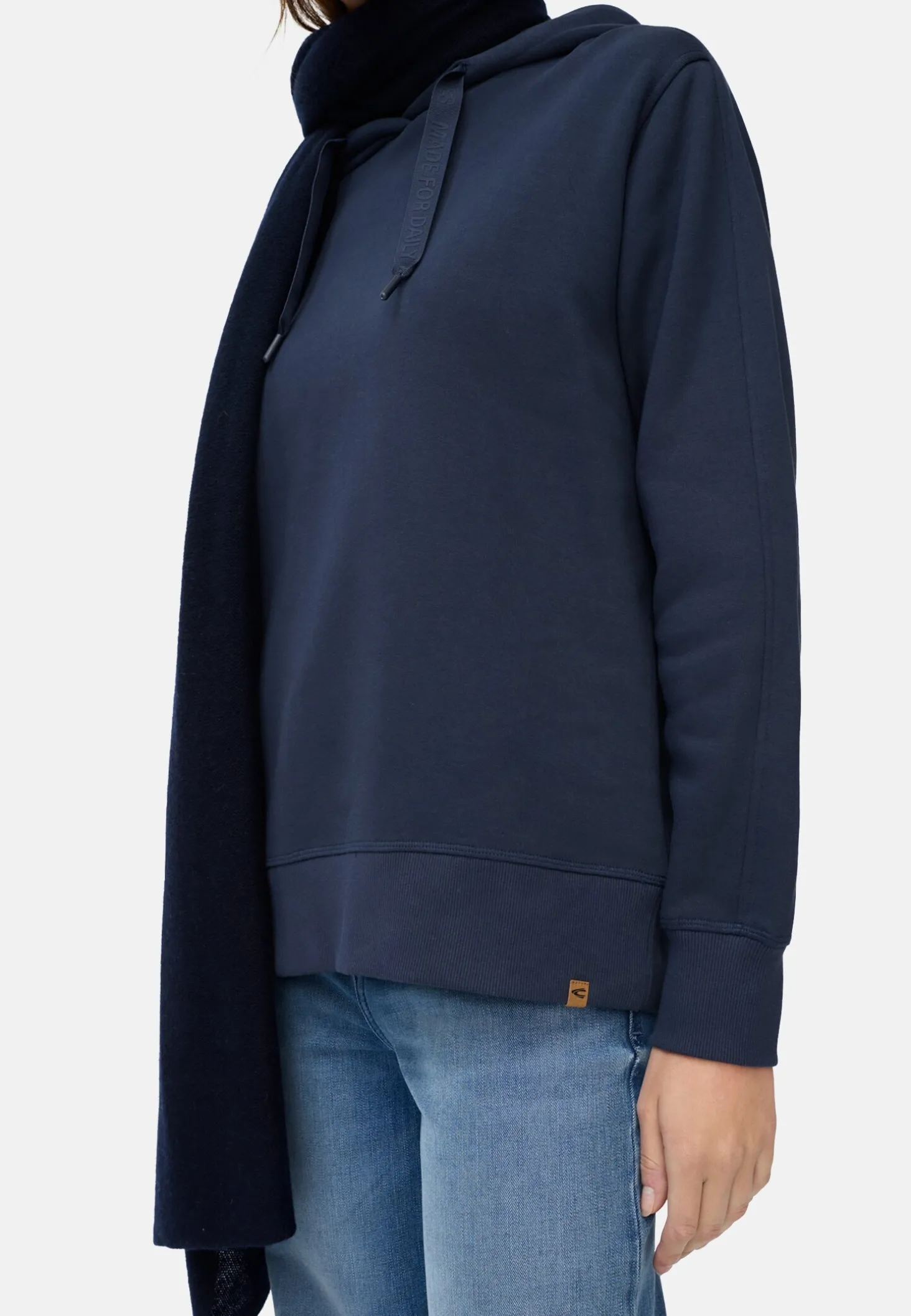 Hoodie aus reiner Baumwolle