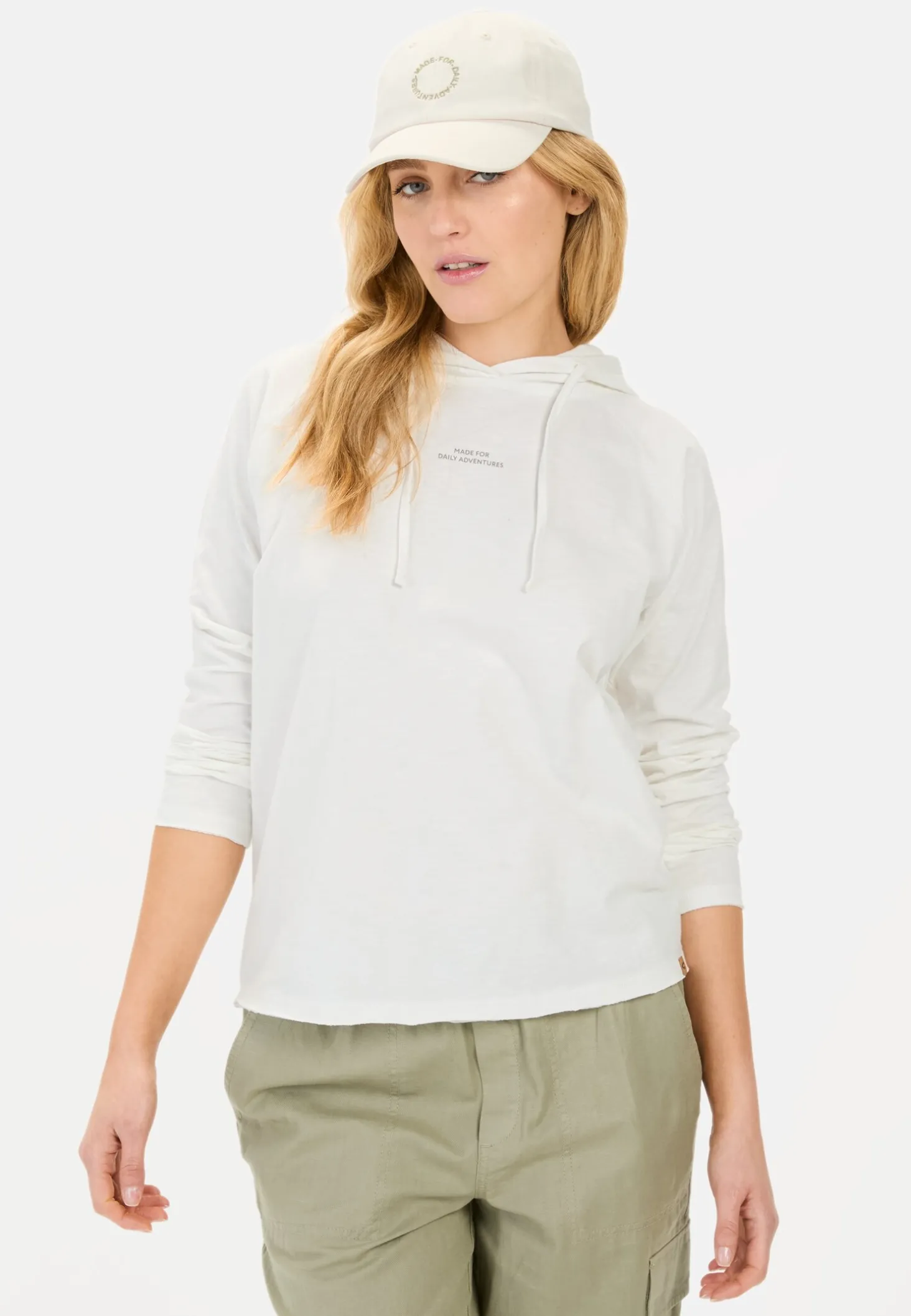 Hoodie aus reiner Baumwolle