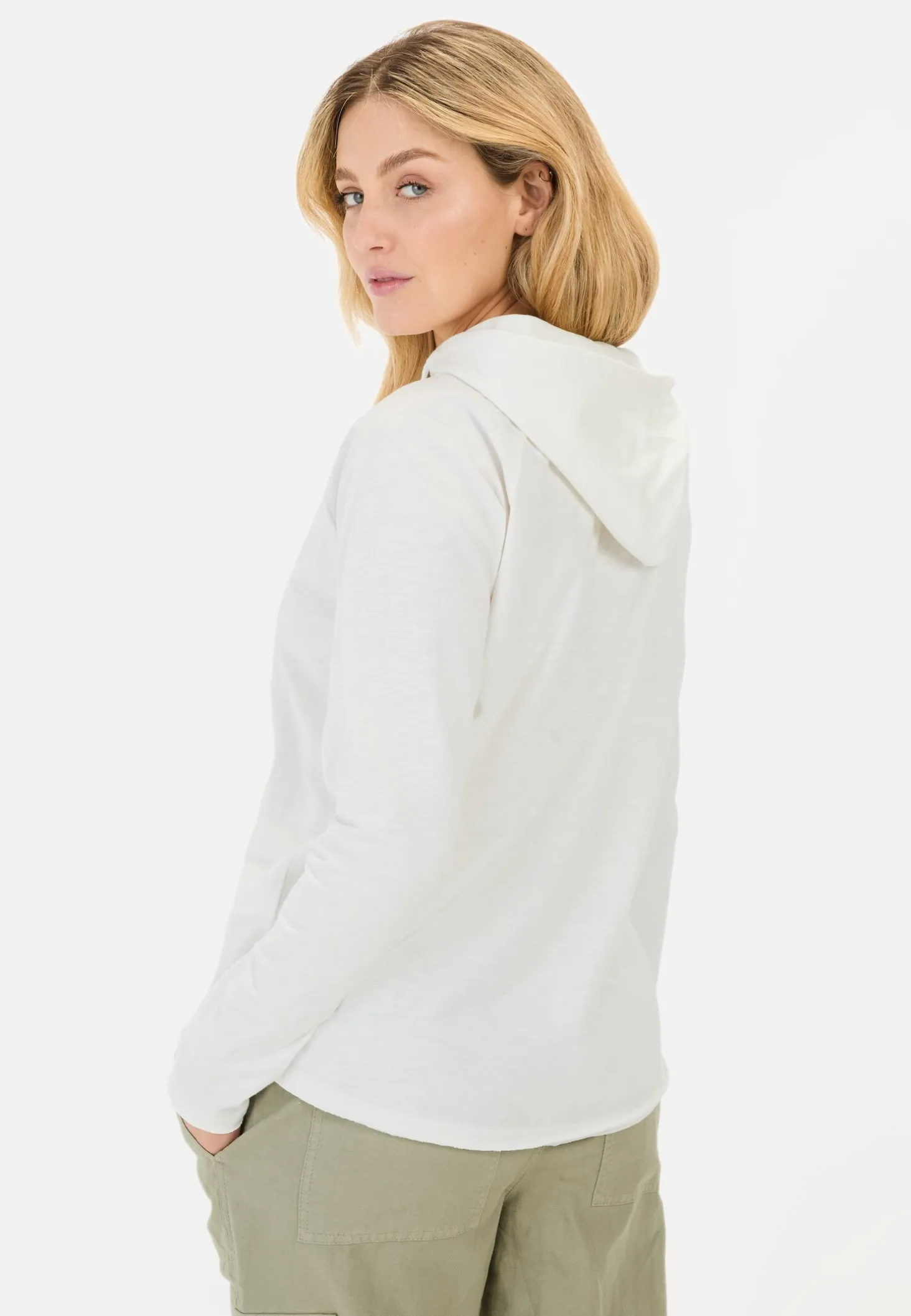 Hoodie aus reiner Baumwolle