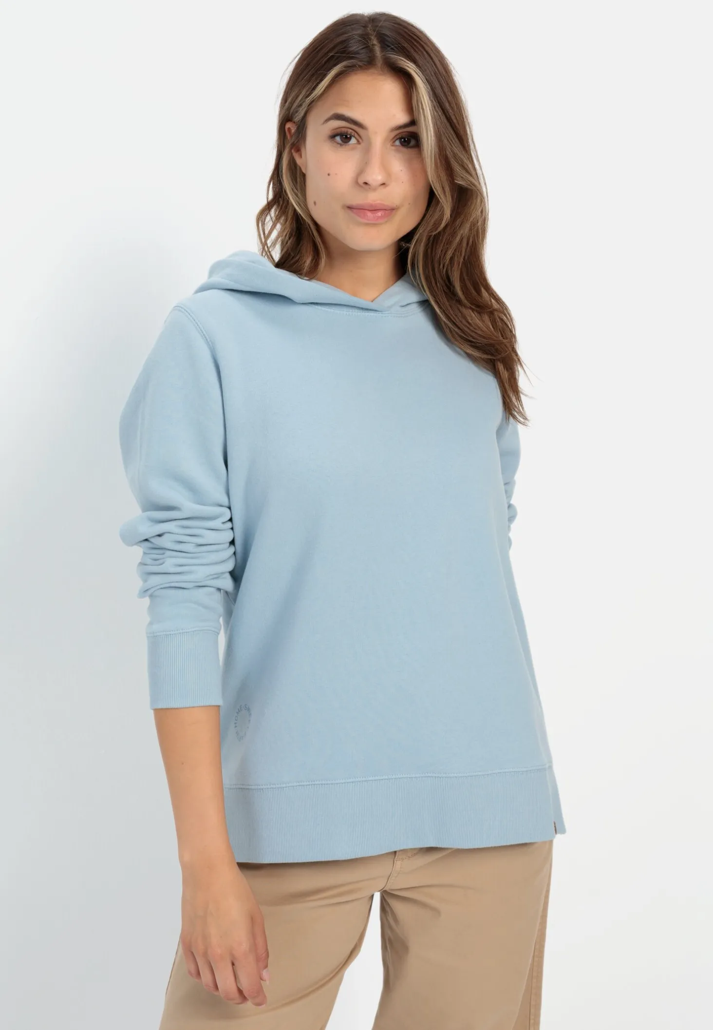 Hoodie aus reiner Baumwolle
