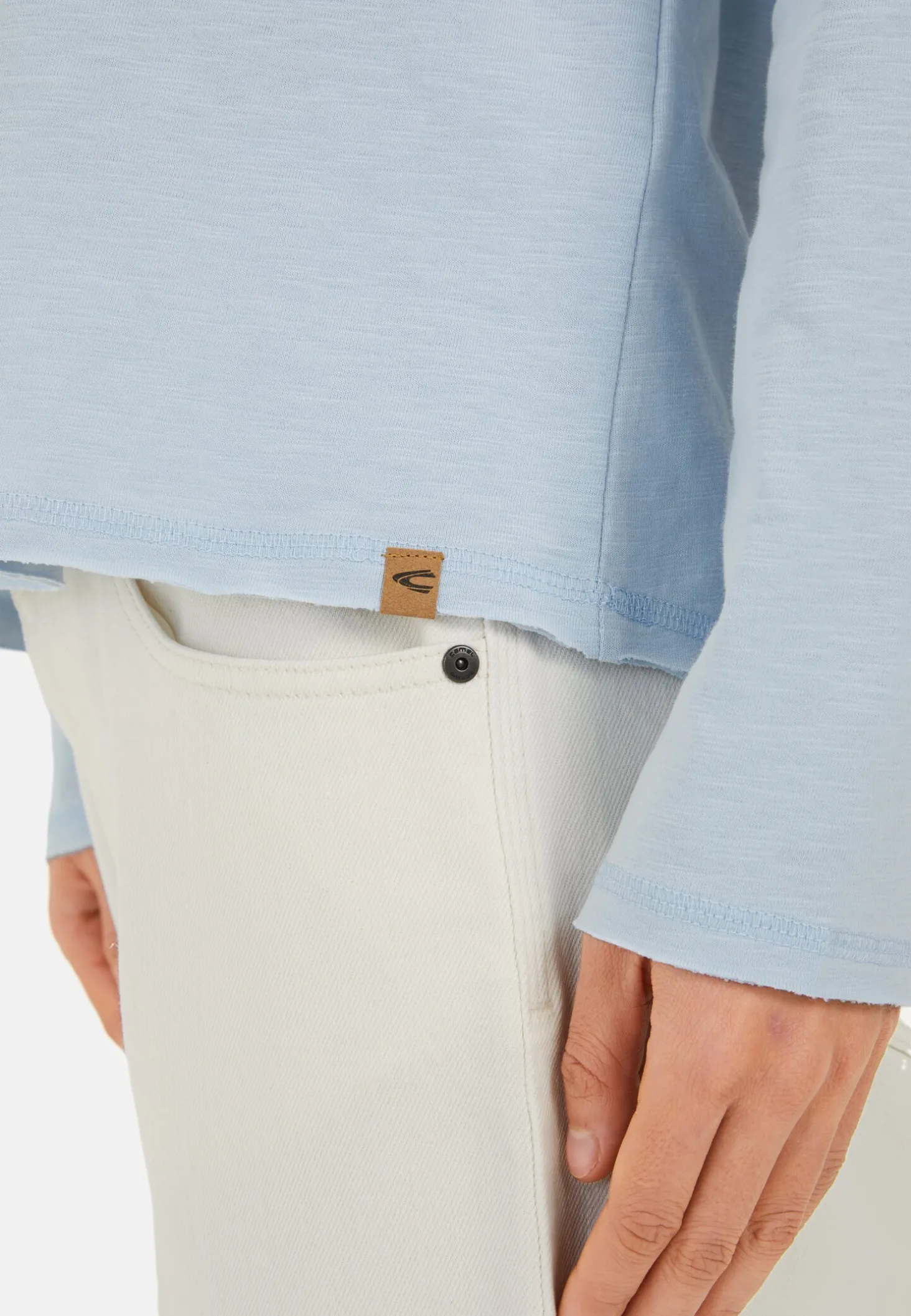 Hoodie aus reiner Baumwolle
