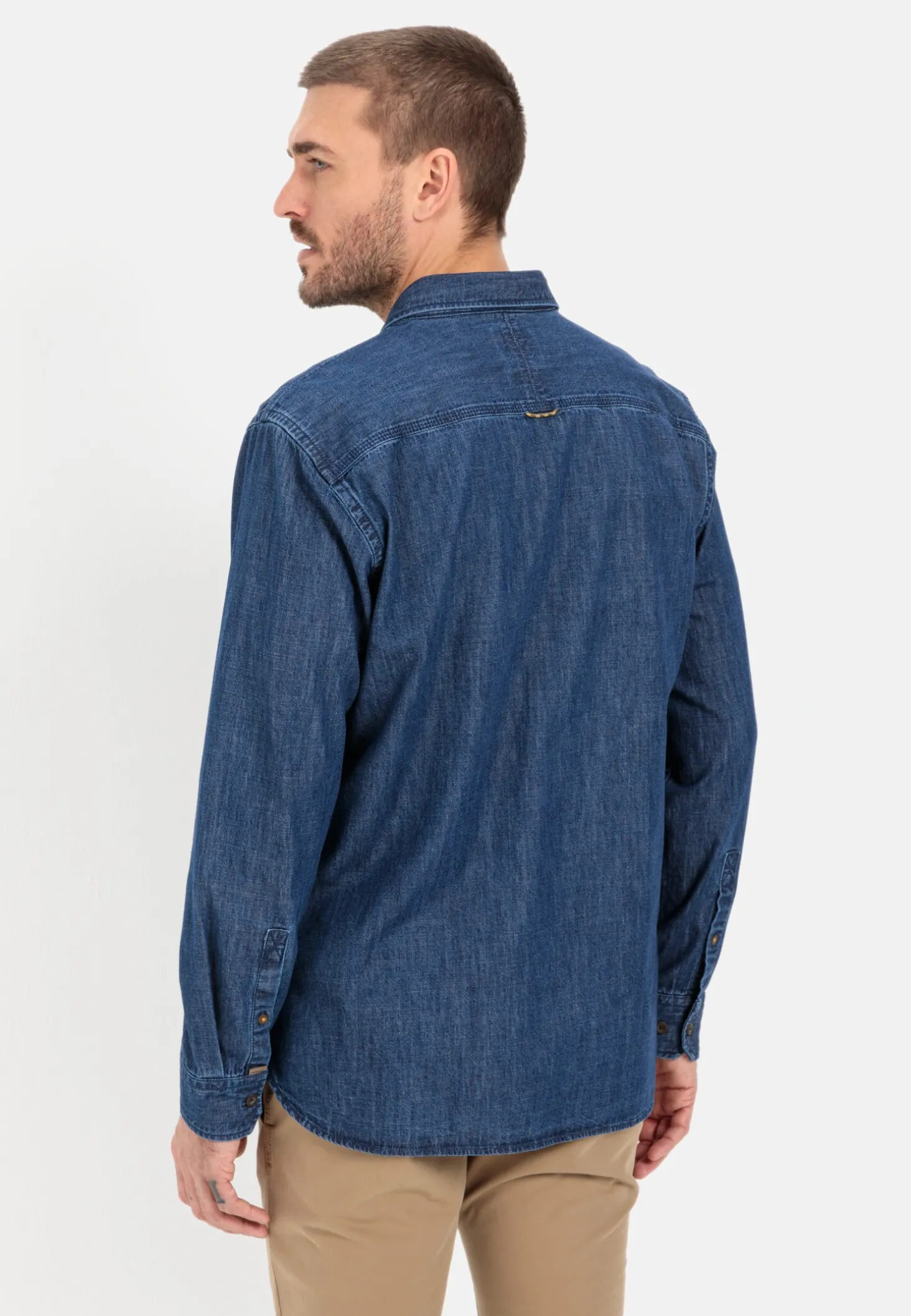Jeanshemd aus reiner Baumwolle