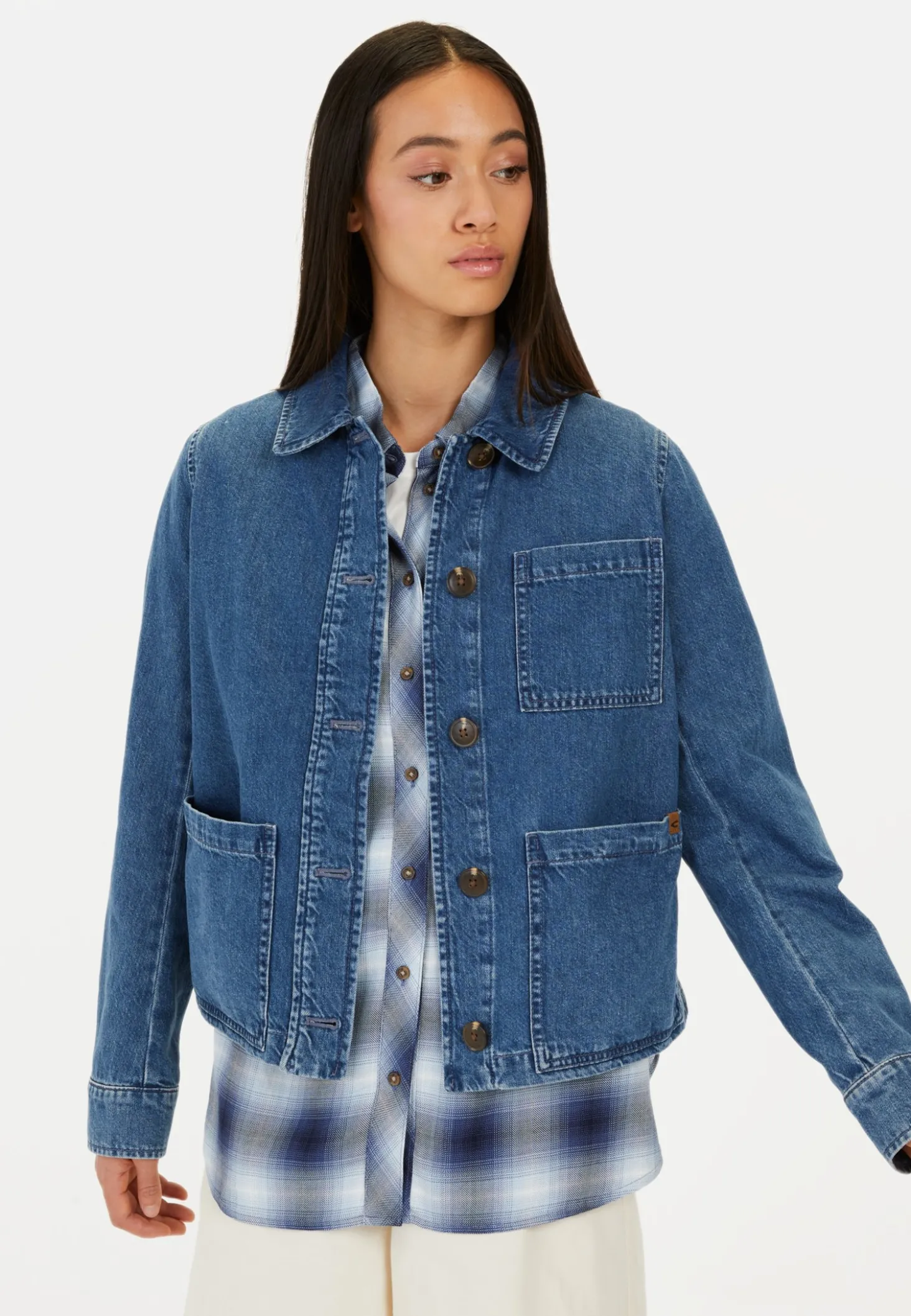 Jeansjacke aus Baumwolle