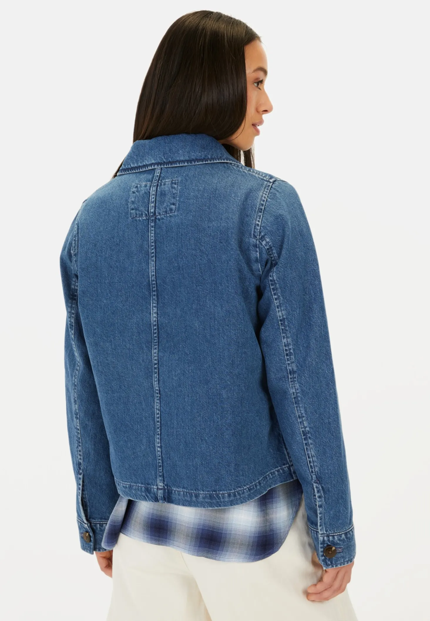 Jeansjacke aus Baumwolle