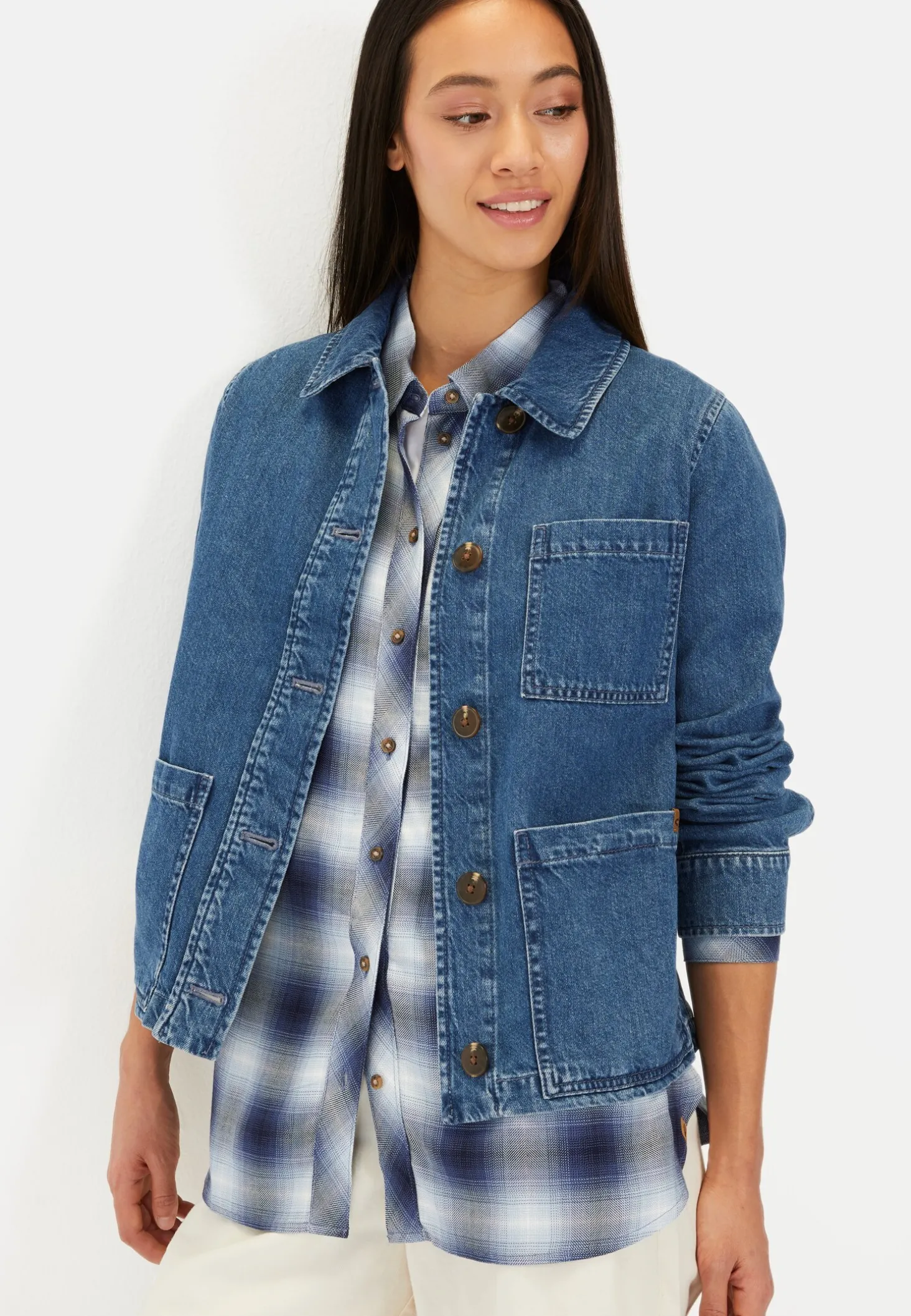 Jeansjacke aus Baumwolle