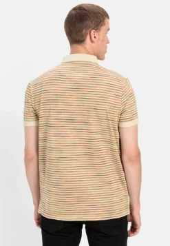 Jersey Poloshirt mit Multicolour-Streifen