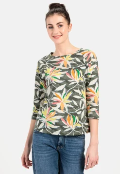 Jersey T-Shirt mit Allover-Print