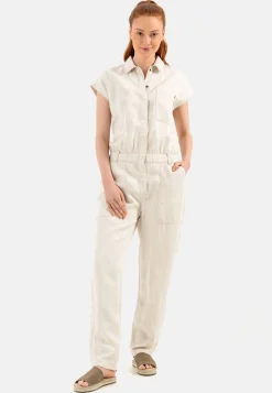 Jumpsuit aus einem Leinenmix