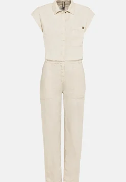 Jumpsuit aus einem Leinenmix