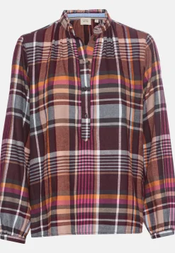 Karobluse mit Stehkragen