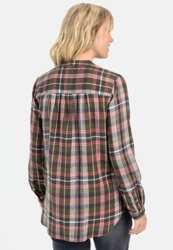 Karobluse mit Stehkragen