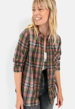 Karobluse mit Stehkragen