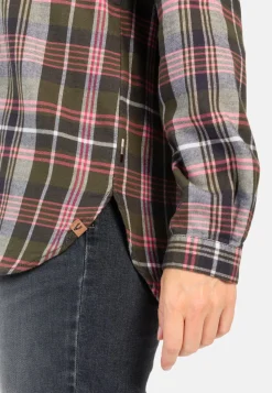 Karobluse mit Stehkragen