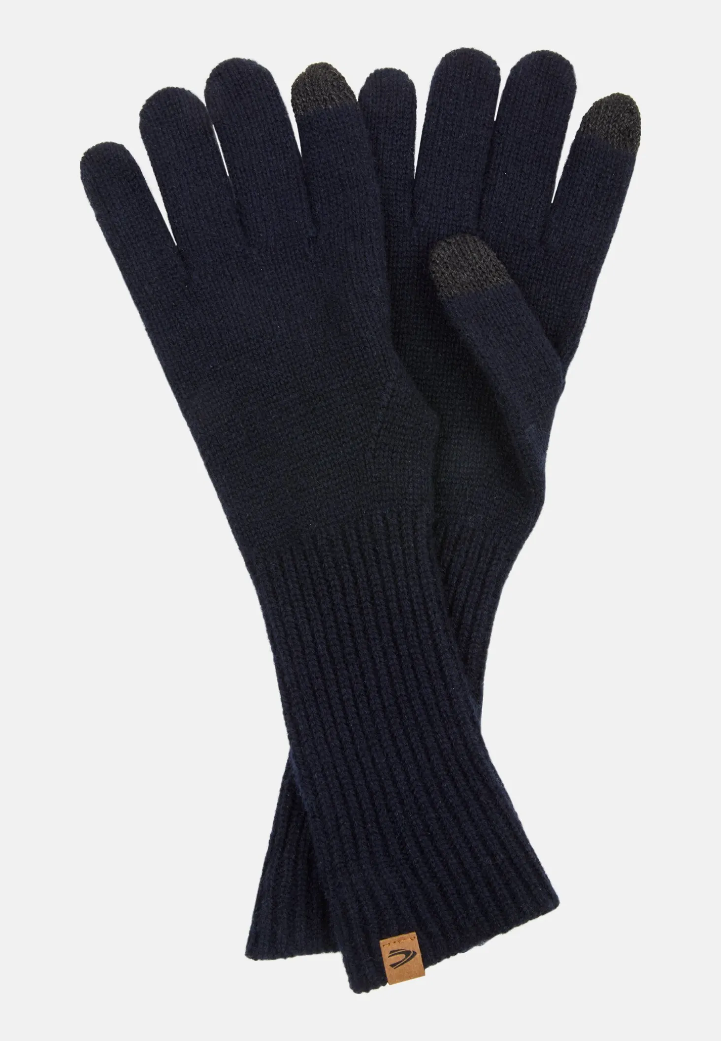 Kaschmirhandschuhe mit Rippenstruktur