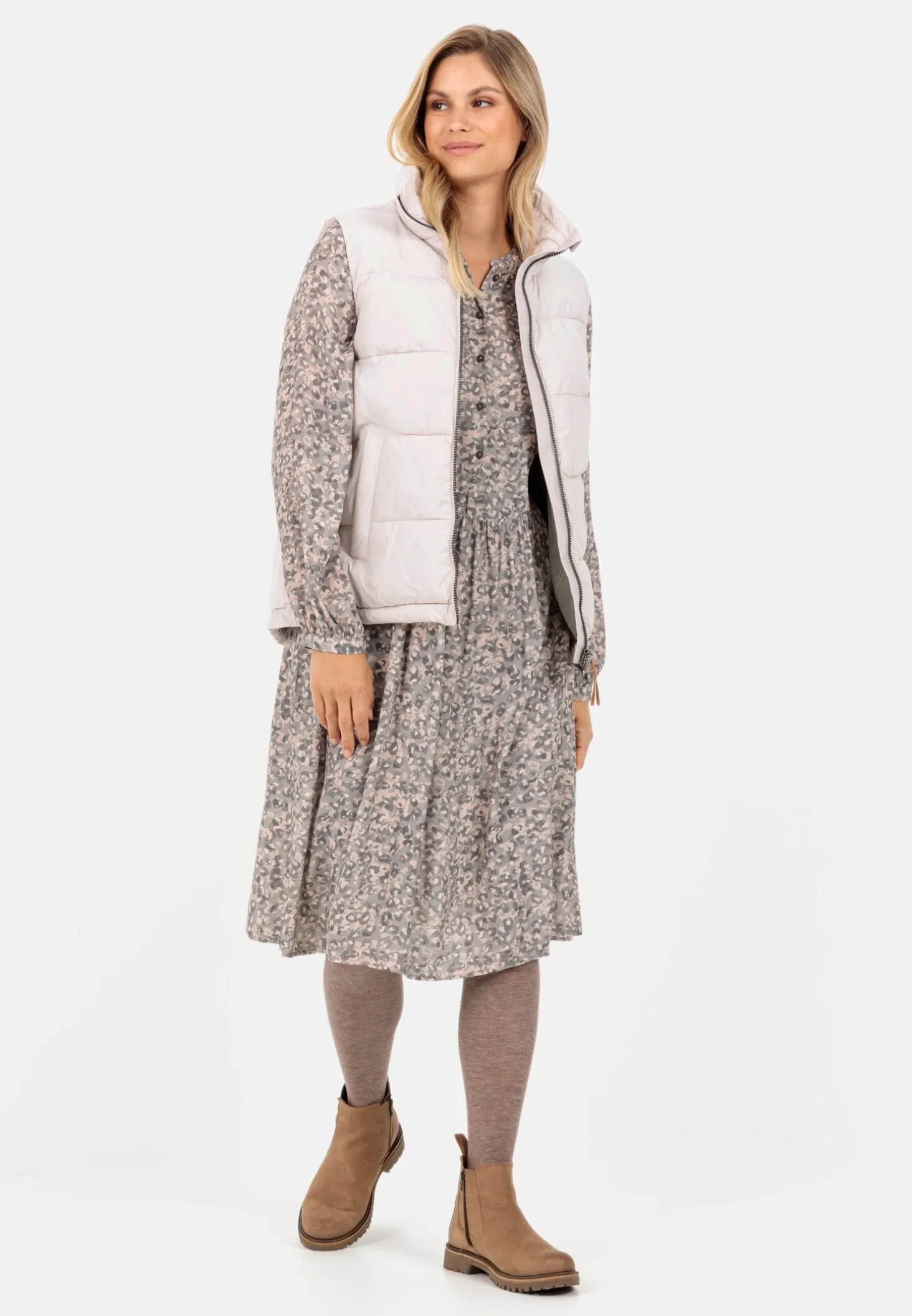 Kleid mit Allover-Print