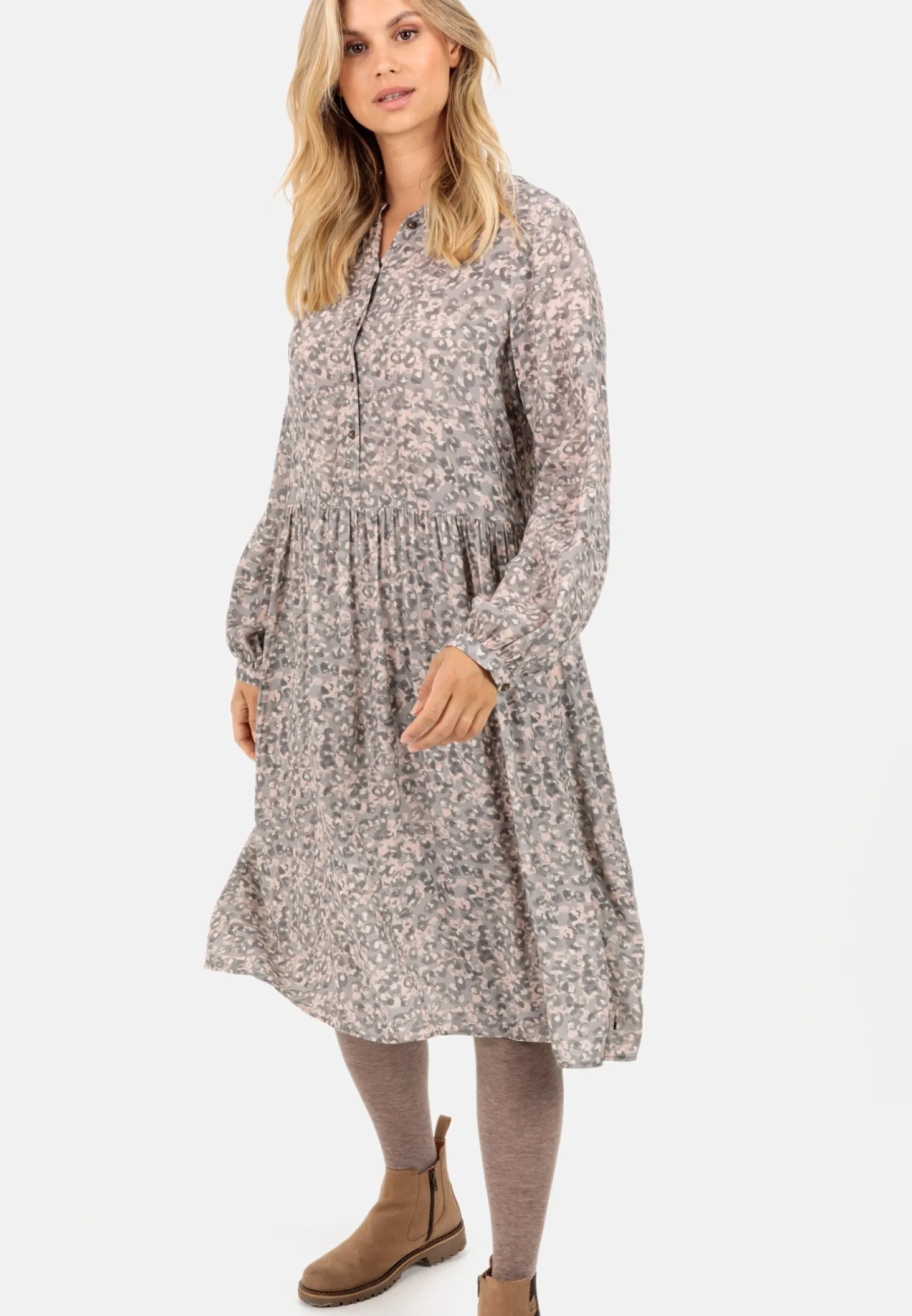 Kleid mit Allover-Print
