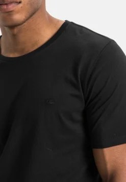 Kurzarm Basic T-Shirt aus reiner Baumwolle