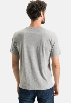 Kurzarm Basic T-Shirt aus reiner Baumwolle