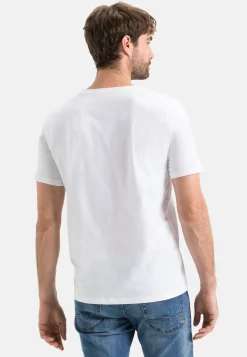 Kurzarm Basic T-Shirt aus reiner Baumwolle