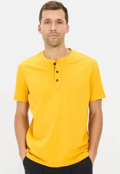 Kurzarm Henley aus Organic Cotton