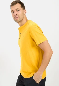 Kurzarm Henley aus Organic Cotton