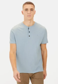 Kurzarm Henley aus Organic Cotton