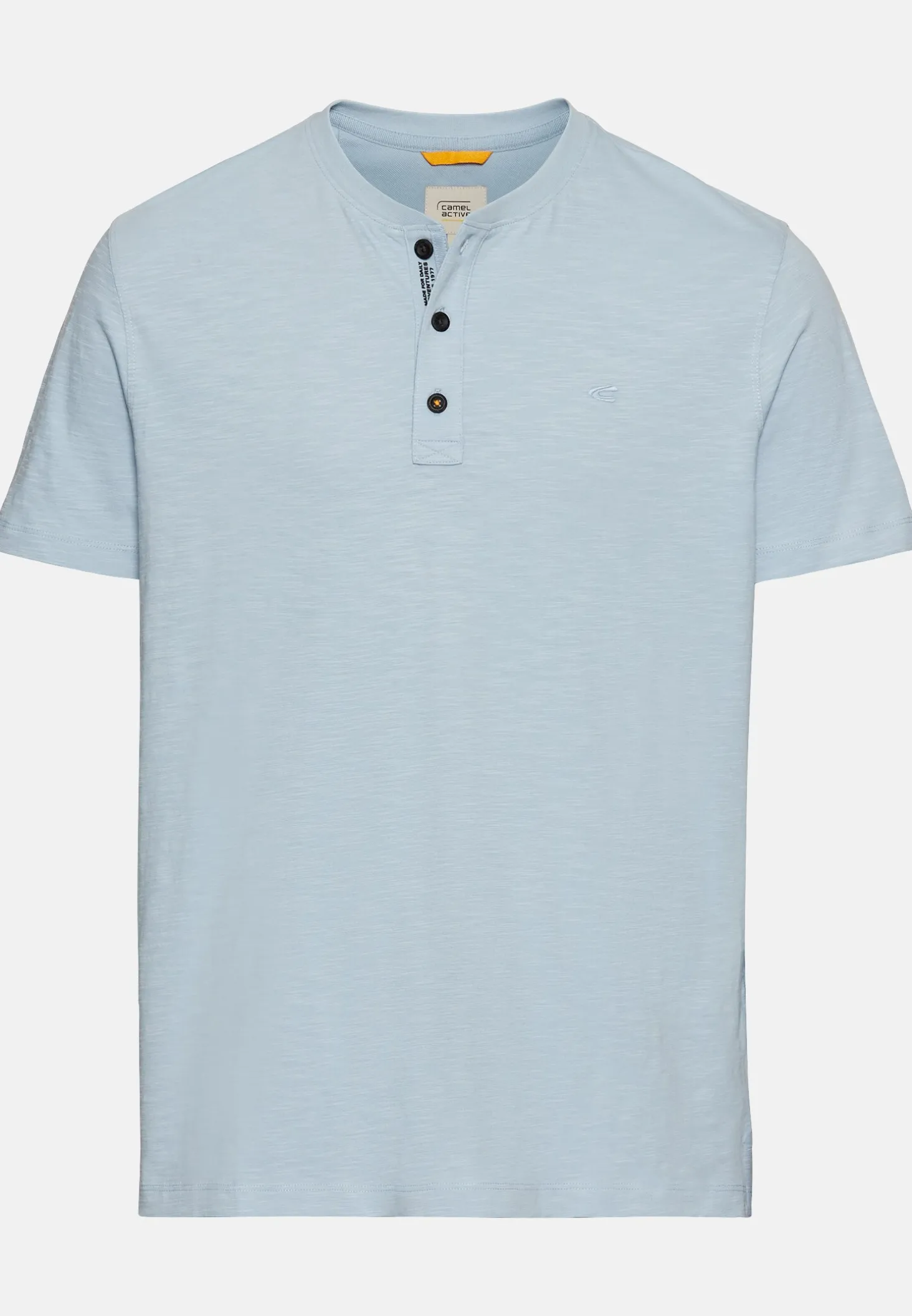 Kurzarm Henley aus Organic Cotton