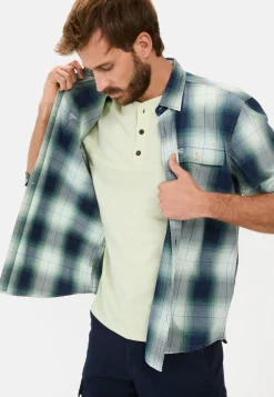 Kurzarm Henley aus Organic Cotton