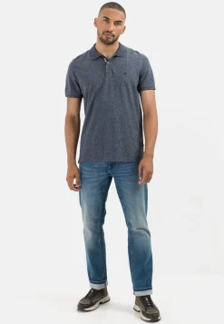 Kurzarm Poloshirt aus Baumwollmix