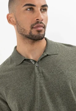 Kurzarm Poloshirt aus Baumwollmix