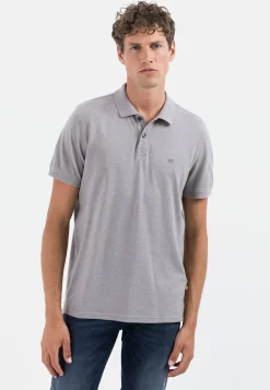 Kurzarm Poloshirt aus Baumwollmix