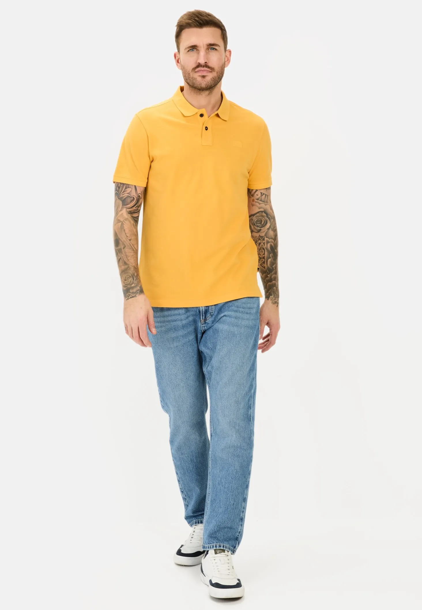 Kurzarm Poloshirt aus Baumwolle